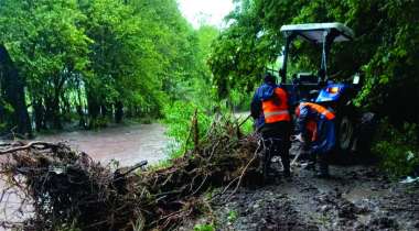Rutas cortadas y aluviones en rutas nacionales y provinciales
