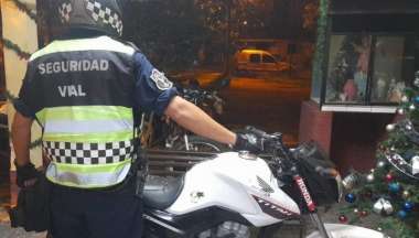 La moto tenía pedido de secuestro.