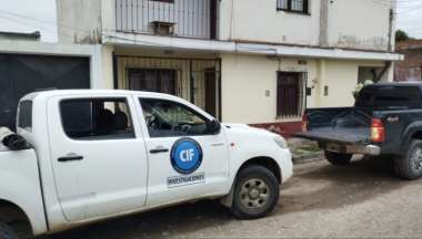 Uno de los allanamientos realizados por el Cuerpo de Investigaciones Fiscales en la causa de los jefes penitenciarios. 