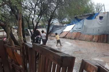 El asentamiento San Javier, en la ciudad de Salta.. Imagen: Jésica Lamas