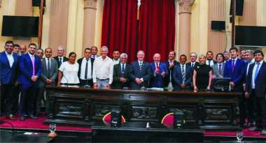 Los senadores mantuvieron una agenda variada de trabajo. Foto: Prensa Senado
