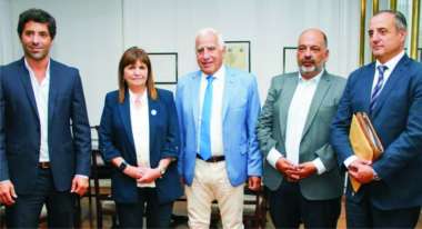 Bullrich recibió a Marcelo Domínguez en CABA. Foto: Gobierno de Salta.