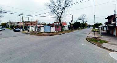 La esquina de Villa Centenario donde fue baleada la niña de 9 años. (Street view)
