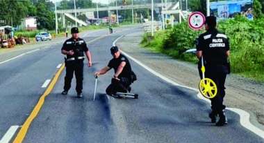 Inspección ocular. Foto: Diario Info Salta