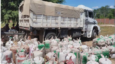 Secuestro de 419 toneladas de cereal embolsado que tenía como destino Bolivia.