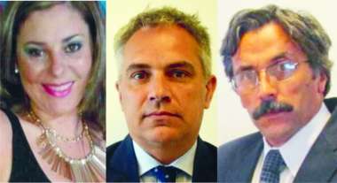 María Edith Rodríguez, Guillermo Polioto y Pablo Arancibia.