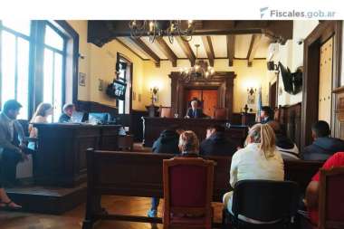 La audiencia de imputación. Foto: Fiscalía Federal