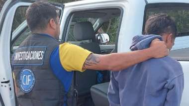 La detención de Falcón en el 2021. Foto: Página 12