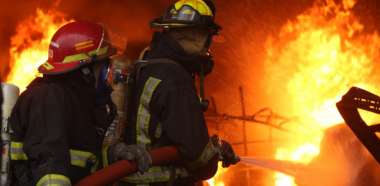 El Sistema Nacional de Bomberos Voluntarios lamentaron el hecho. Foto: Bomberos Voluntarios