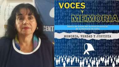 Blanca Nenina Lescano, perteneciente a la mesa de D.D.H.H. Foto: NDS