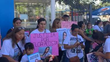 Familiares de Florencia Acosta. Foto: Captura de Pantalla