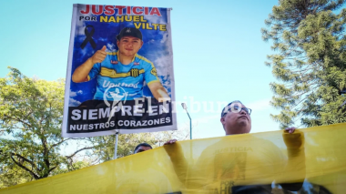 Varias marchas se realizaron para pedir justicia por Nahuel Vilte. Foto: Jan Touzeau