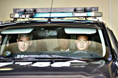 El exjuez federal, Walter Bento, saliendo de Tribunales Federales de Mendoza Marcelo Aguilar - LA NACION