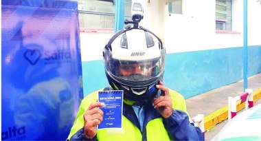 A los coches se les pondrá un adhesivo. Foto Munic.