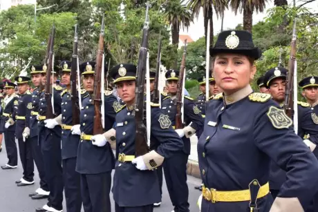 Egresados de la Policía de Salta. Foto: Prensa Gobierno.