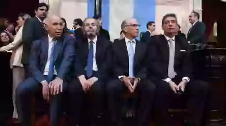 Ricardo Lorenzetti, Juan Carlos Maqueda, Carlos Rosenkrantz y Horacio Rosatti (presidente), los cuatro jueces de la Corte Suprema de Justicia